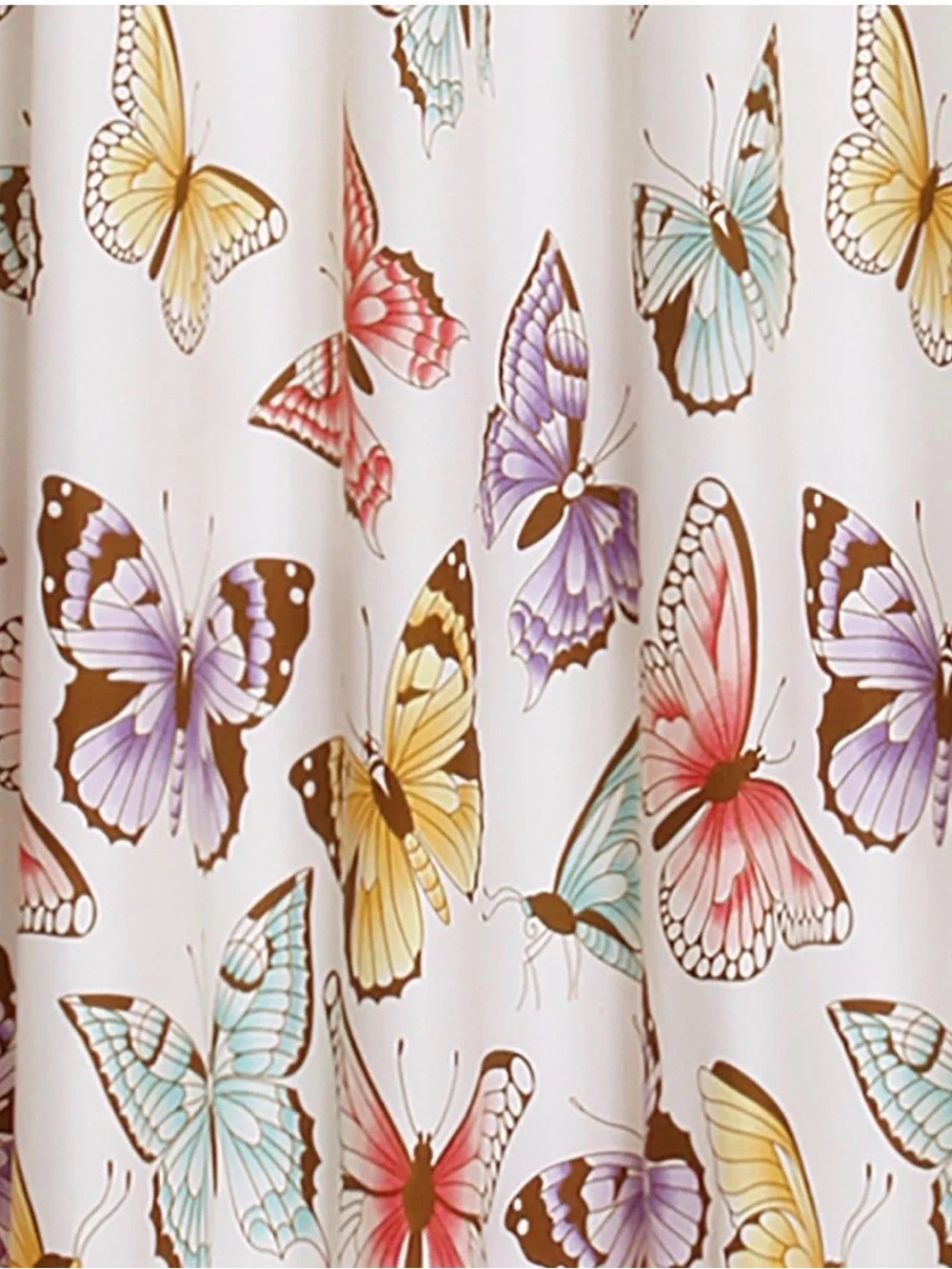 Lush Decor Flutter Butterfly Curtains Set